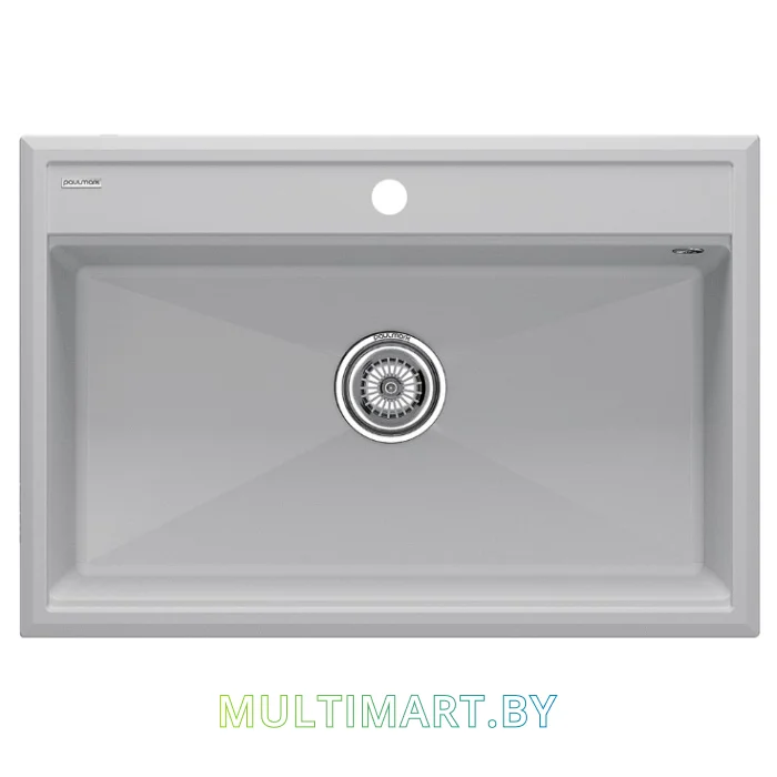 Кухонная мойка Paulmark Stepia PM117551-GRS (серый дым)